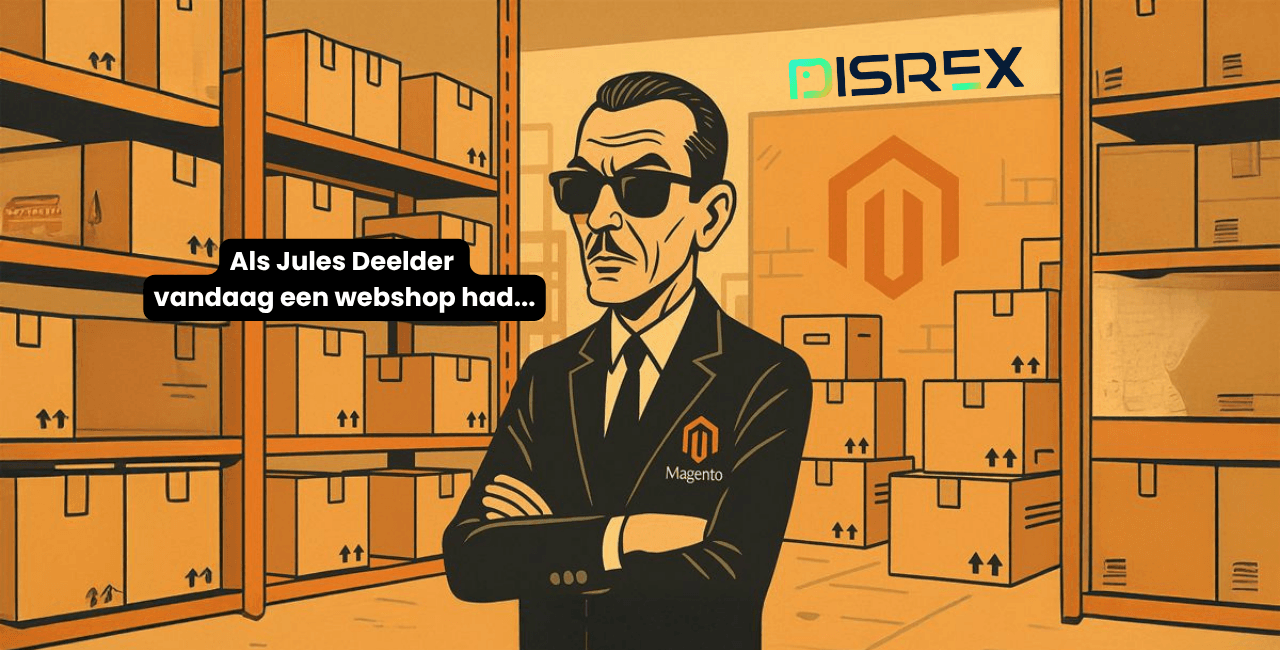 Als Jules Deelder vandaag een webshop had gehad, stond hij tussen de pakketten